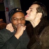Cavill licking homosex man