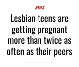 lesbian twice as fertile