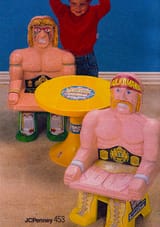 WWF-Hulk-Hogan-and-Ultimate-Warrior-chair-chairs-and-table-set-