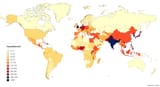 PopulationDensityMapPerSquareKilometre