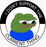 I dont support the current thing