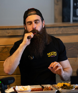 beard meets food