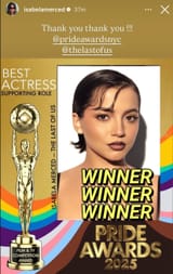 award winning actress isabela merced