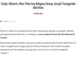 Atheists Love Trannies