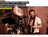Zack Snyder ‘I don’t have a rightwing political agenda