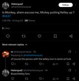 Kelley fans are racist
