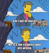 out of touch