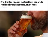 getting druk makes you druker