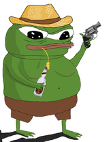 pepe-redneck-straw-hat-pistol-beer