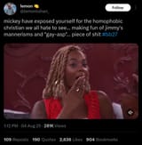 mickey homophobic