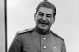 Stalin laughing