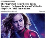 She&#039;s Got Help Scene From Avengers Endgame Is Marvel&#039;s Middle Finger To Toxic Fan Culture
