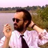 Combs smoking a fag