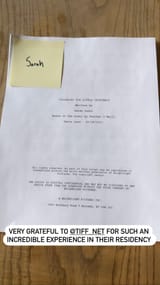 Sarah Gadon Script