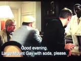 large mount gay with soda