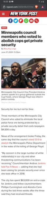 Minneapolis Politicians and Defunding the Police