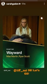 Sarah Gadon Wayward TIFF