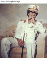 Gadaffi Smiling