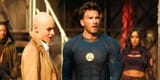 emma-corrin-as-cassandra-nova-standing-next-to-chris-evans-as-johnny-storm-in-deadpool-wolverine