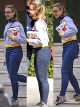 Sarah Gadon Candid Jeans Collage 