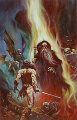 against the wizard
