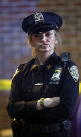 Drea de Matteo as Detective Tess Nazario in the NBC police drama Shades of Blue