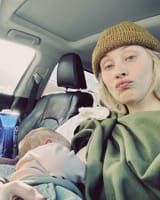 Sarah Gadon Baby Breastfeeding