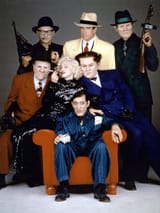 The cast of Dick Tracy