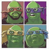 WE WUZ TURTLES N SHIT
