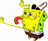 spongebob-licking