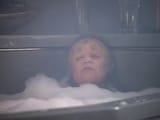 Nelix takes a bath