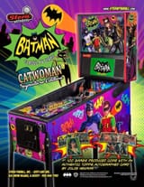 Batman 66 pinball flyer catwoman edition