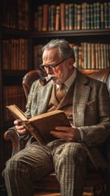 elderly-man-reading-stockcake