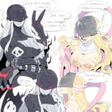 __angewomon_and_ladydevimon_digimon_drawn_by_zocehuy__72f372412c325214ce43a547acb9cc97