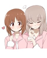 __nishizumi_miho_and_itsumi_erika_girls_und_panzer_drawn_by_chaarai__85adc8452895237806b4ee5ab41a5f36