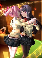 __akemi_homura_kaname_madoka_and_kyubey_mahou_shoujo_madoka_magica_and_1_more_drawn_by_sengoku_chidori__1d7f4eec397d23bd5e90fff4c728ffd9