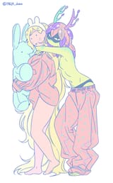__fionna_campbell_and_huntress_wizard_adventure_time_and_1_more_drawn_by_yakza_draw__8734ee1bafd7397ab7d01acef3594c1e