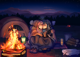 __shima_rin_and_kagamihara_nadeshiko_yurucamp_drawn_by_kaereth__e9c0759c8a32332d5a14431812df4ced