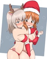 __nishizumi_miho_and_itsumi_erika_girls_und_panzer_drawn_by_chaarai__d3e72123363fb399ca22094062b65ab9