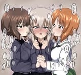 __nishizumi_miho_nishizumi_maho_and_itsumi_erika_girls_und_panzer_drawn_by_chaarai__53a1b4dd7ec0c753373a4b60bc3877f5