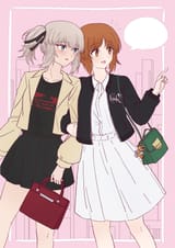 __nishizumi_miho_itsumi_erika_and_boko_girls_und_panzer_drawn_by_nekounko__b4fa4656444efaf242903c2d52c1629d