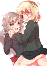 __itsumi_erika_and_katyusha_girls_und_panzer_drawn_by_tom_q_tomtoq__1c9c28546f9b0c9b64a0ba78982e5a3f