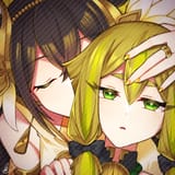 __hu_li_the_jewel_mikanko_and_ohime_the_manifested_mikanko_yu_gi_oh_drawn_by_mugimaro35__82836eec9e7b191440ccda33d01067bf