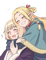 __marcille_donato_and_falin_touden_dungeon_meshi_drawn_by_hoyon__565f2fc0b4720b14f4ca3ef0222cae73