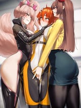 __fujimaru_ritsuka_tamamo_koyanskaya_koyanskaya_mata_hari_and_1_more_fate_and_1_more_drawn_by_tamamoice__490d65cbe8e071b9c5bc16e5a0f0fe62