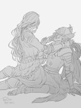 __malenia_blade_of_miquella_and_cleanrot_knight_finlay_elden_ring_drawn_by_10_1000ri__05b9ac7d3cb5b0ff728c1a0f59dc5aff