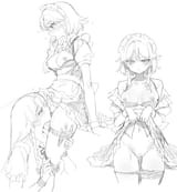 __izayoi_sakuya_and_hong_meiling_touhou_drawn_by_sarukana__5d03441476cd63a2c540ebb06ab2e3d5