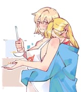 __marcille_donato_falin_touden_and_falin_touden_dungeon_meshi_drawn_by_dohwa110__59e8112d6e0632318b53c1d7e35cc0d1