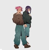 __shiratori_aira_and_yukishiro_kouki_dandadan_drawn_by_ramoncito411267__9e5fc7a0c6be710dbc7bd2eb08044d16
