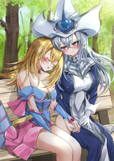 __dark_magician_girl_and_silent_magician_yu_gi_oh_drawn_by_misakura_aoi__9e42a0564f8c5e90c6eec8dd5352b66c